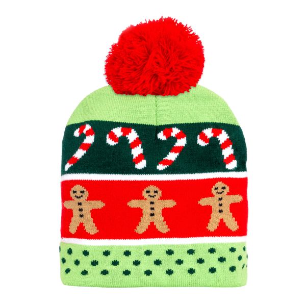 Cappello invernale natalizio Omino di Pan di Zenzero Gingy