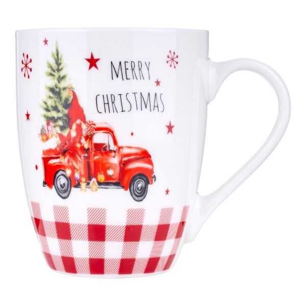 Tazza Natalizia in porcellana Arrivo a Nataland 340 ml