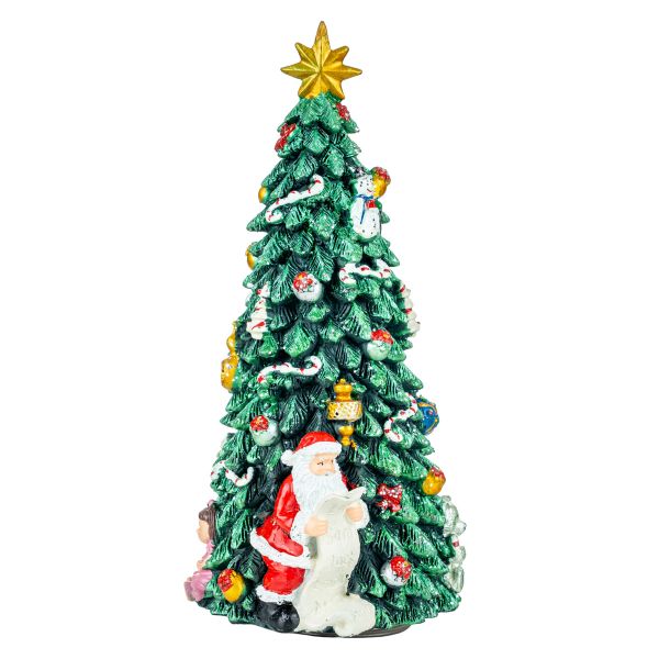 Carillon natalizio Santa Gift List 21 cm