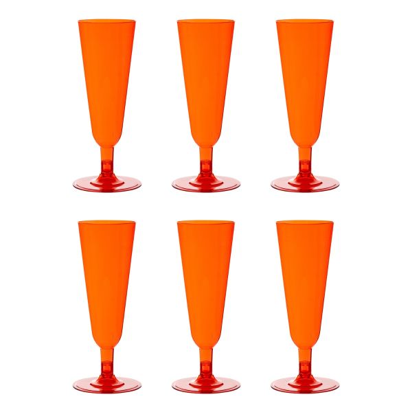 Set 6 Calici Petali di Rosa 150 ml