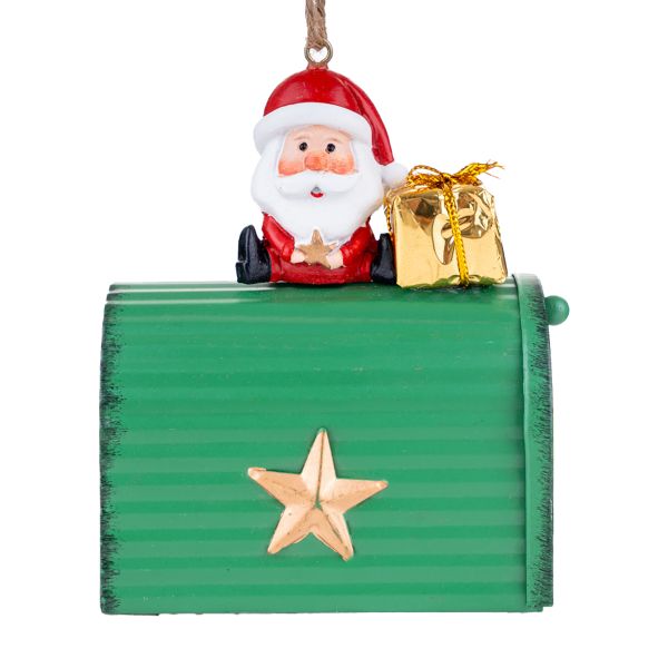 Addobbo Natalizio Cassetta Postale Enchanted Garden Star 10 cm