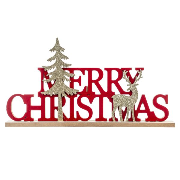 Scritta Natalizia Starry Snow Christmas 35 cm