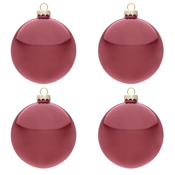 Set 4 Palline di Natale in vetro Magic Fairy Pearls 10 cm