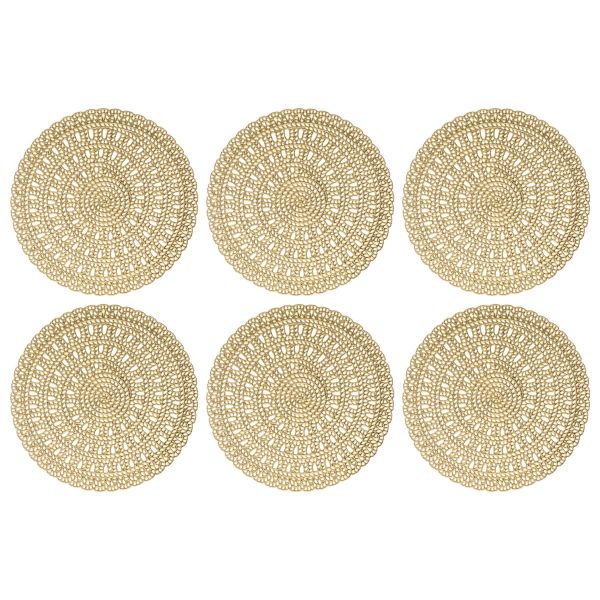 Set 6 Sottobicchieri Natalizi Riflesso di Meteora 10 cm