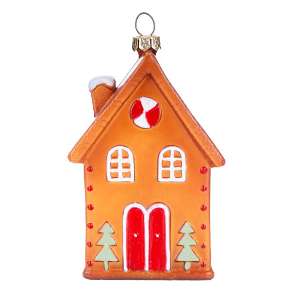 Addobbo Natalizio Enchanted Fir Trees Gingerbread House 11 cm