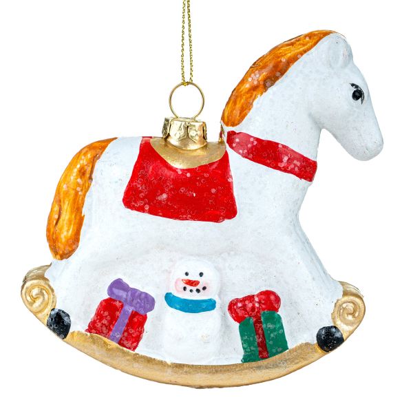 Addobbo Natalizio Lunar Coat Horse 10 cm