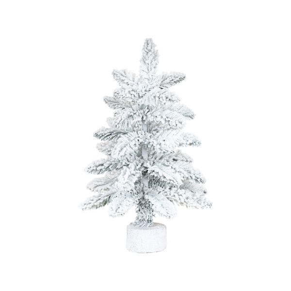 Mini Albero di Natale innevato artificiale Alpet 48 cm
