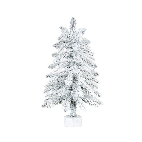 Mini Albero di Natale innevato artificiale Alpet 60 cm