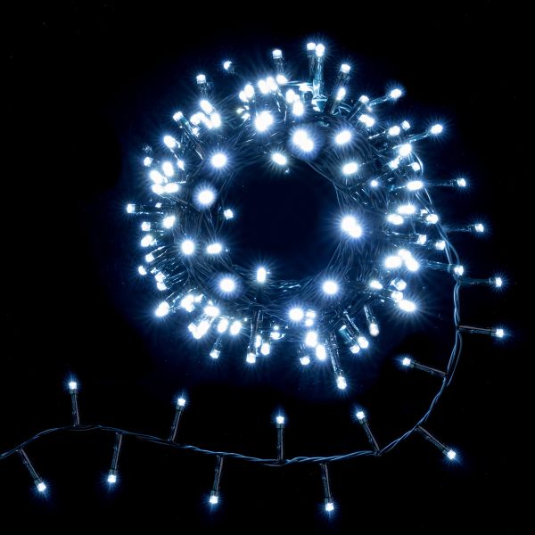 Catena luminosa Aquarius 200 Led 20 Mt - Bianco Freddo
