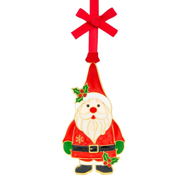Addobbo Natalizio Babbo Natale Ready for Christmas 9 cm