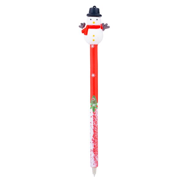 Penna natalizia Ice Genius Snowman 20 cm