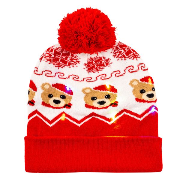 Cappello invernale natalizio per bambino Polar Bear