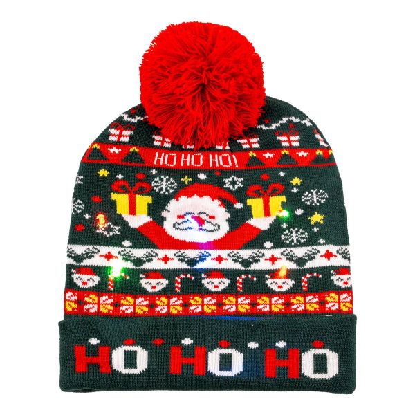 Cappello invernale natalizio Spettacolo di Babbo Natale