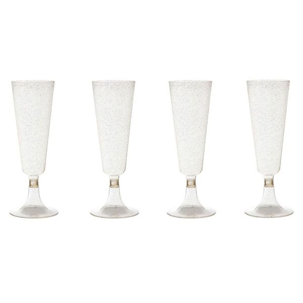 Set 4 Calici Sabbia di Stelle Dorata 150 ml
