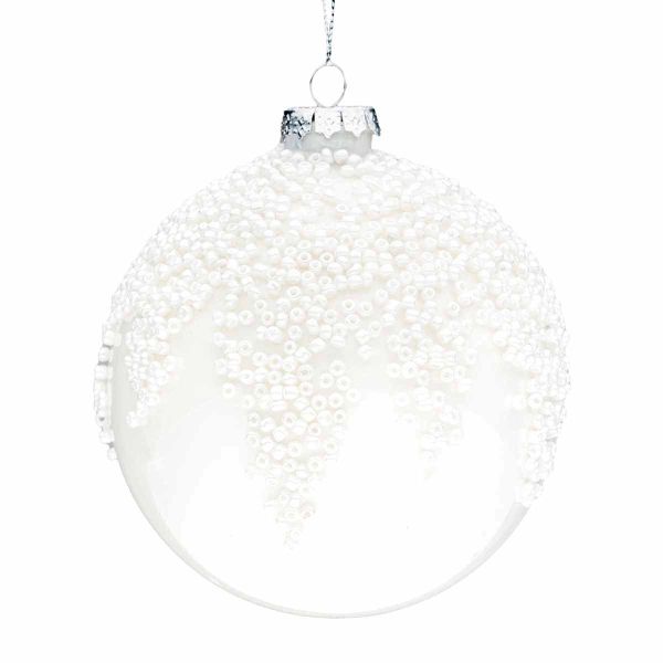 Pallina di Natale in vetro Regina delle Nevi 10 cm