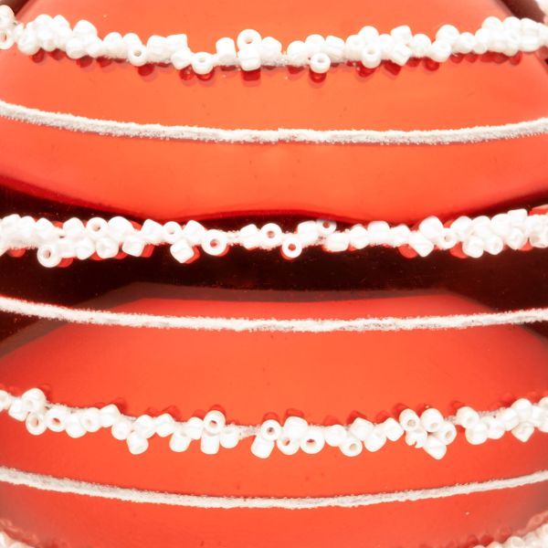 Pallina di Natale in vetro Coreografia di Brina 8 cm