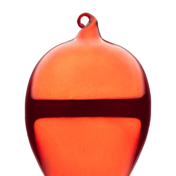 Pallina di Natale in vetro Heart Flight Balloon 14 cm