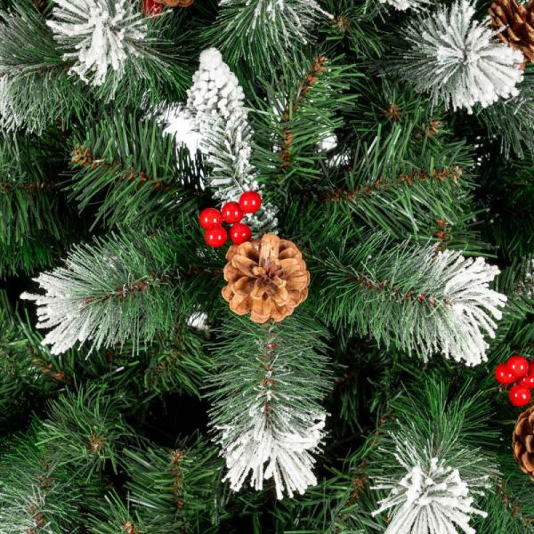 Albero di Natale artificiale decorato Denali-210 cm
