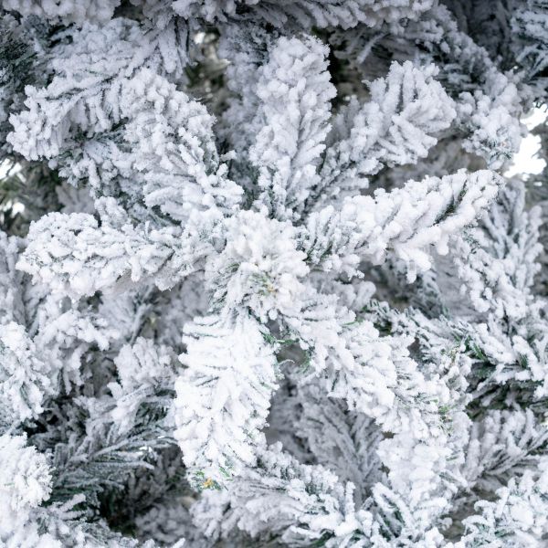 Albero di Natale innevato artificiale Gran Paradiso-210 cm