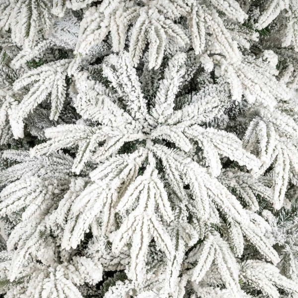 Albero di Natale innevato artificiale Courmayeur-210 cm