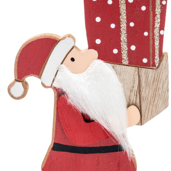 Babbo Natale Portatore di Doni 30 cm