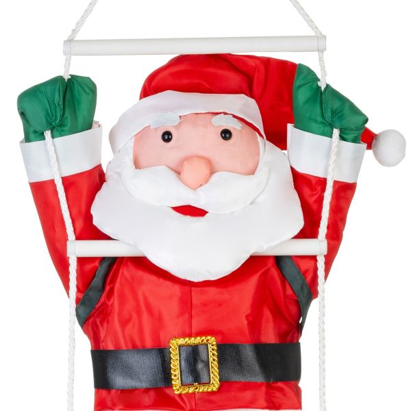 Fuoriporta Natalizio Santa Claus Climbing 70 cm