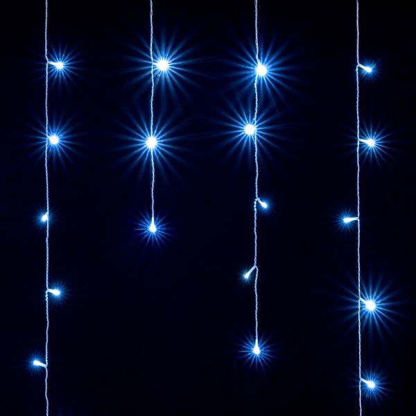 Tenda luminosa Zinner 96 Led 3 x 1,2 Mt - Bianco freddo