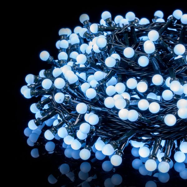 Catena luminosa Lyra 500 Led Ball 25 Mt - Bianco Freddo