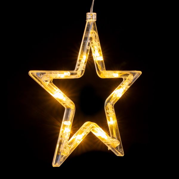 Stella Luminosa Starlyx 10 Led 20 cm - Bianco caldo