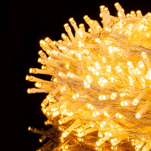 Catena luminosa Centaurus 1000 Led 50 Mt - Bianco Caldo