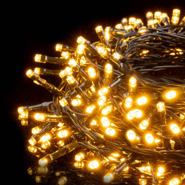 Catena luminosa Auriga  300 Led 15 Mt - Bianco Caldo