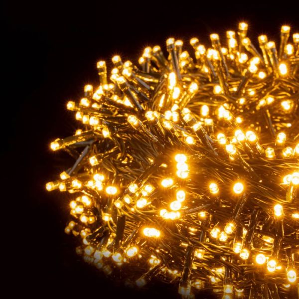 Catena Luminosa con Telecomando Libra 1000 Led 30 Mt - Bianco caldo