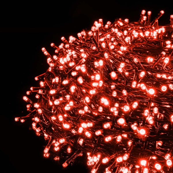 Catena luminosa Hydra 2000 Led 100 Mt - Rosso