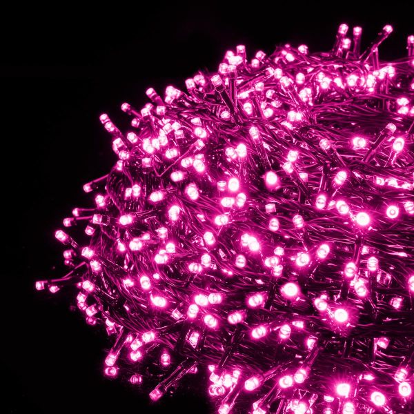 Catena luminosa Hydra 2000 Led 100 Mt - Rosa