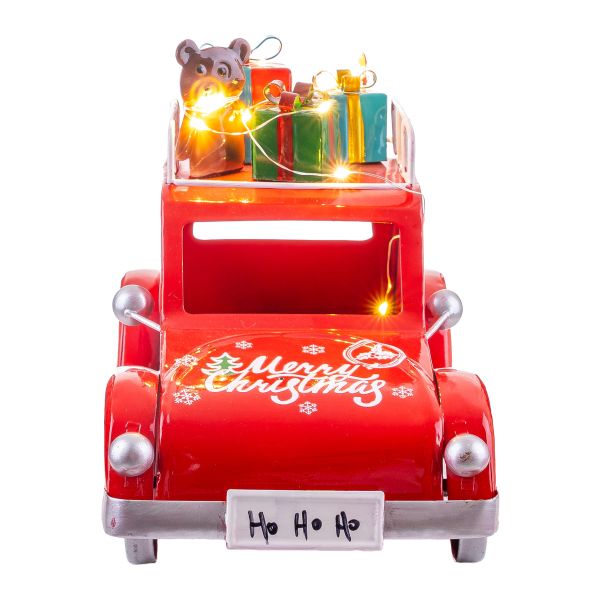 Babbo Natale e la Saetta su Ghiaccio 27 cm