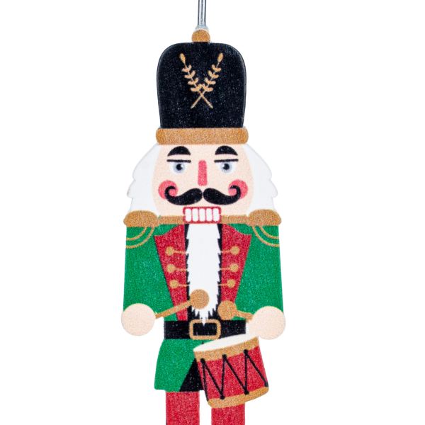 Segnaposto Natalizio Schiaccianoci Musicista Note in Tavola 10 cm