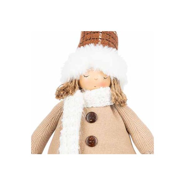 Bambino con pantaloni a quadrettoni Zairy 40 cm