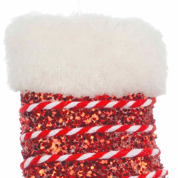 Addobbo Natalizio Stivale Christmas Sugar Trace 11 cm