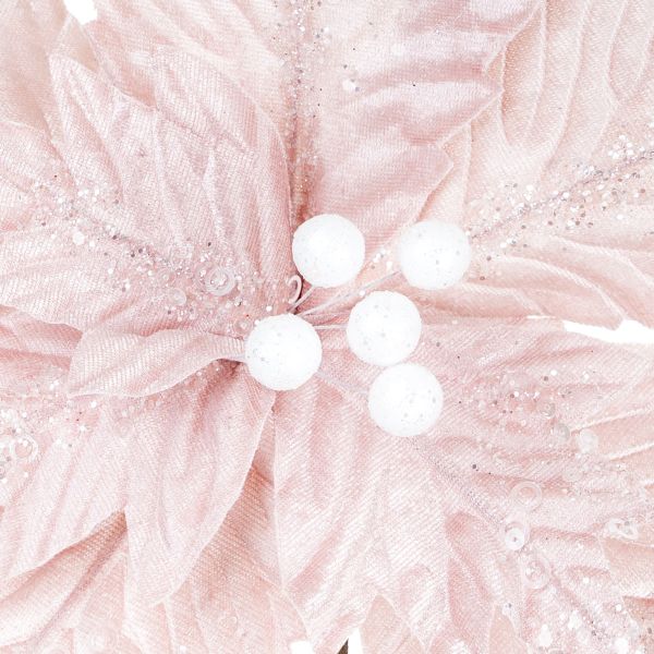 Fiore di Natale rosa Perfume of Presence 33 cm
