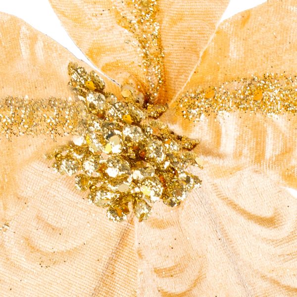 Fiore di Natale oro Dream Cardinal Points 22 cm