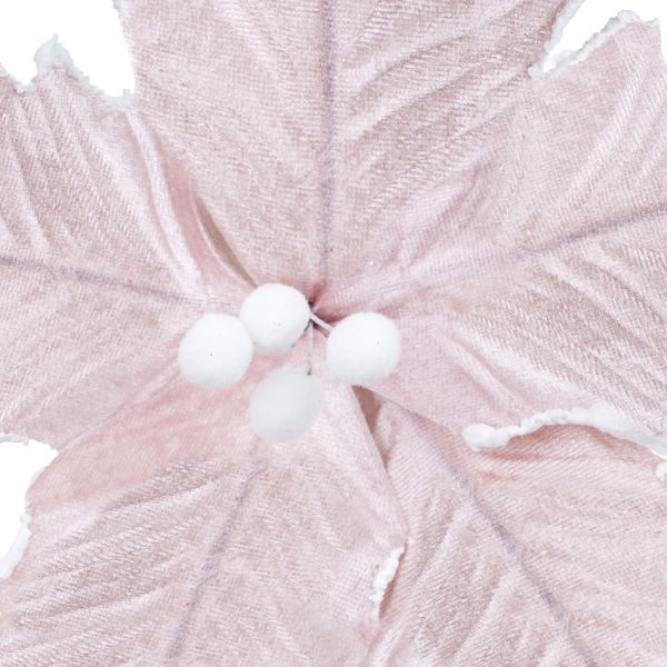 Fiore di Natale rosa World of Feelings 20 cm