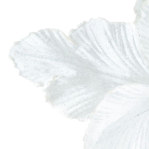 Fiore di Natale bianco Bourgeon de Neige 20 cm