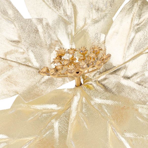 Fiore di Natale oro Bijou Précieux 24 cm
