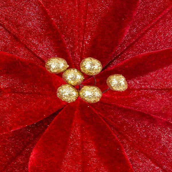 Fiore di Natale rosso Soul Virtue 28 cm