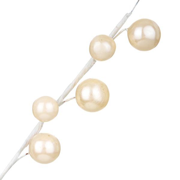 Ramo bianco con perle Vertus Cachées 58 cm