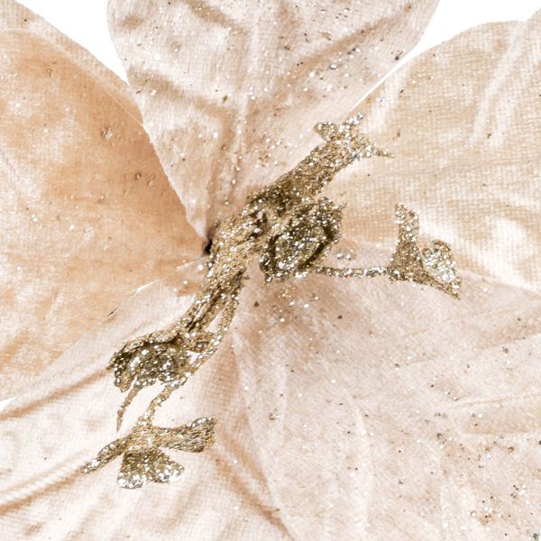 Fiore di Natale oro Masterpiece Coming 20 cm