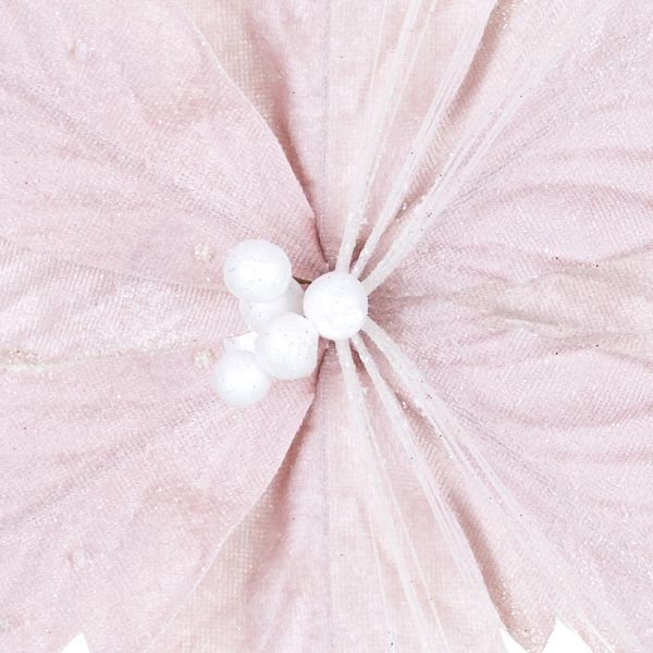 Fiore di Natale rosa Gioco delle Ninfe 34 cm