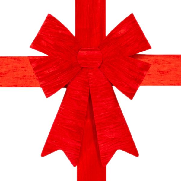 Fuoriporta Natalizio Big Red Bow 58 cm
