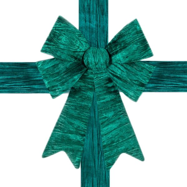 Fuoriporta Natalizio Big Green Bow 58 cm
