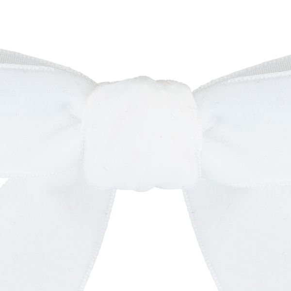 Set 3 Fiocchi Natalizi White Petals Dance 14 cm
